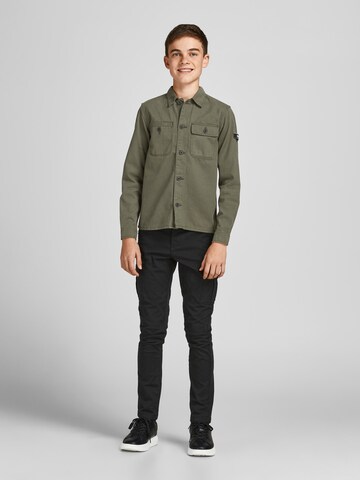 Jack & Jones Junior Regular fit Button up shirt 'Ben' in Green