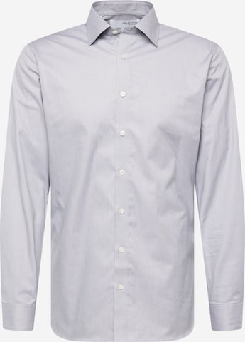 SELECTED Рубашка 'SLHETHAN' в Серый: спереди