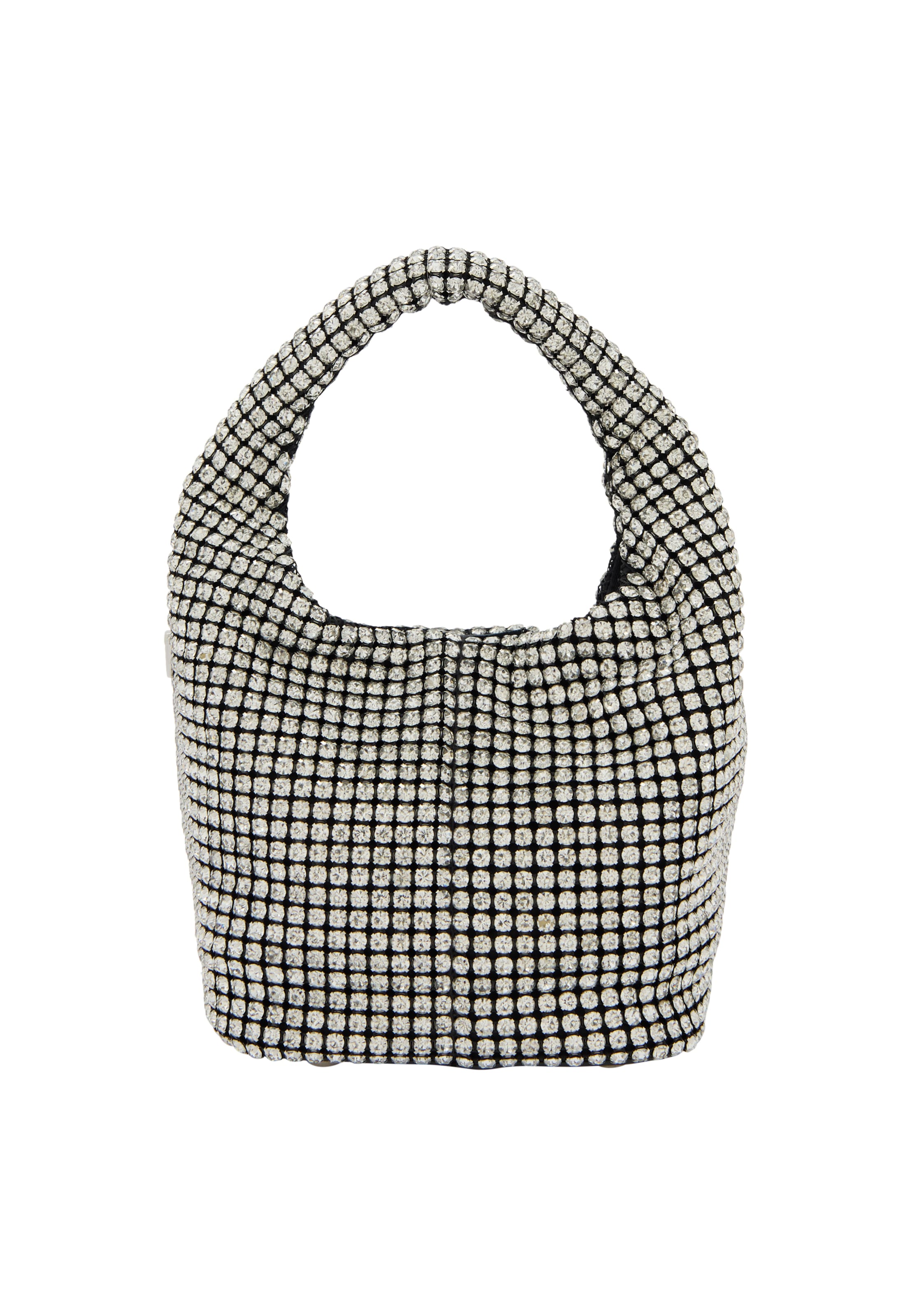 faina - Bolso de mano en plata: frente