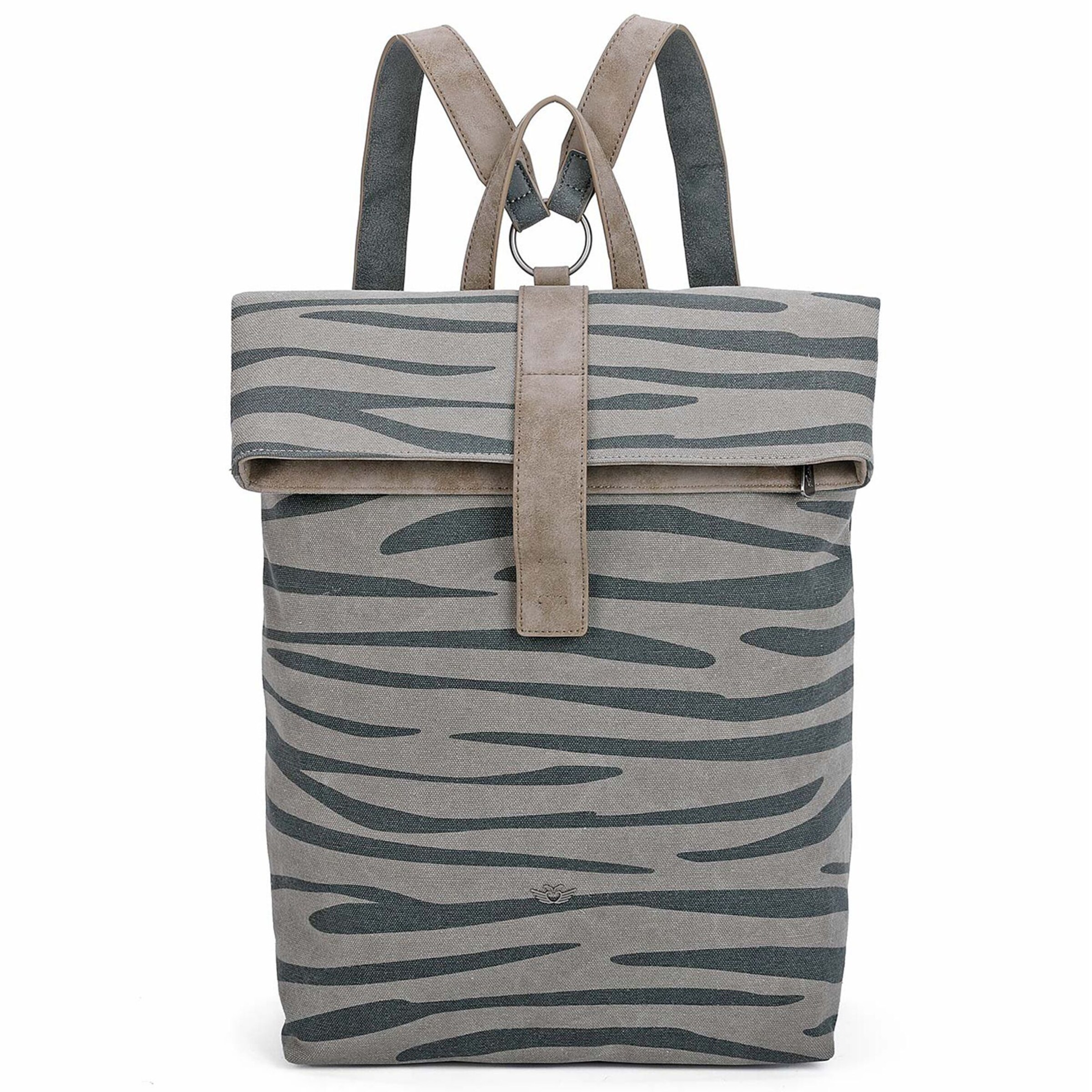 Fritzi aus Preußen Rucksack 'Izzy03' in Grau: Vorderseite