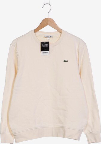 LACOSTE Sweatshirt & Zip-Up Hoodie in L in White: front