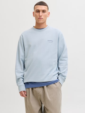 Sweat-shirt 'JJEARCHIVE' JACK & JONES en bleu : devant