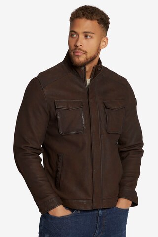 JP1880 Between-Season Jacket in Brown: front