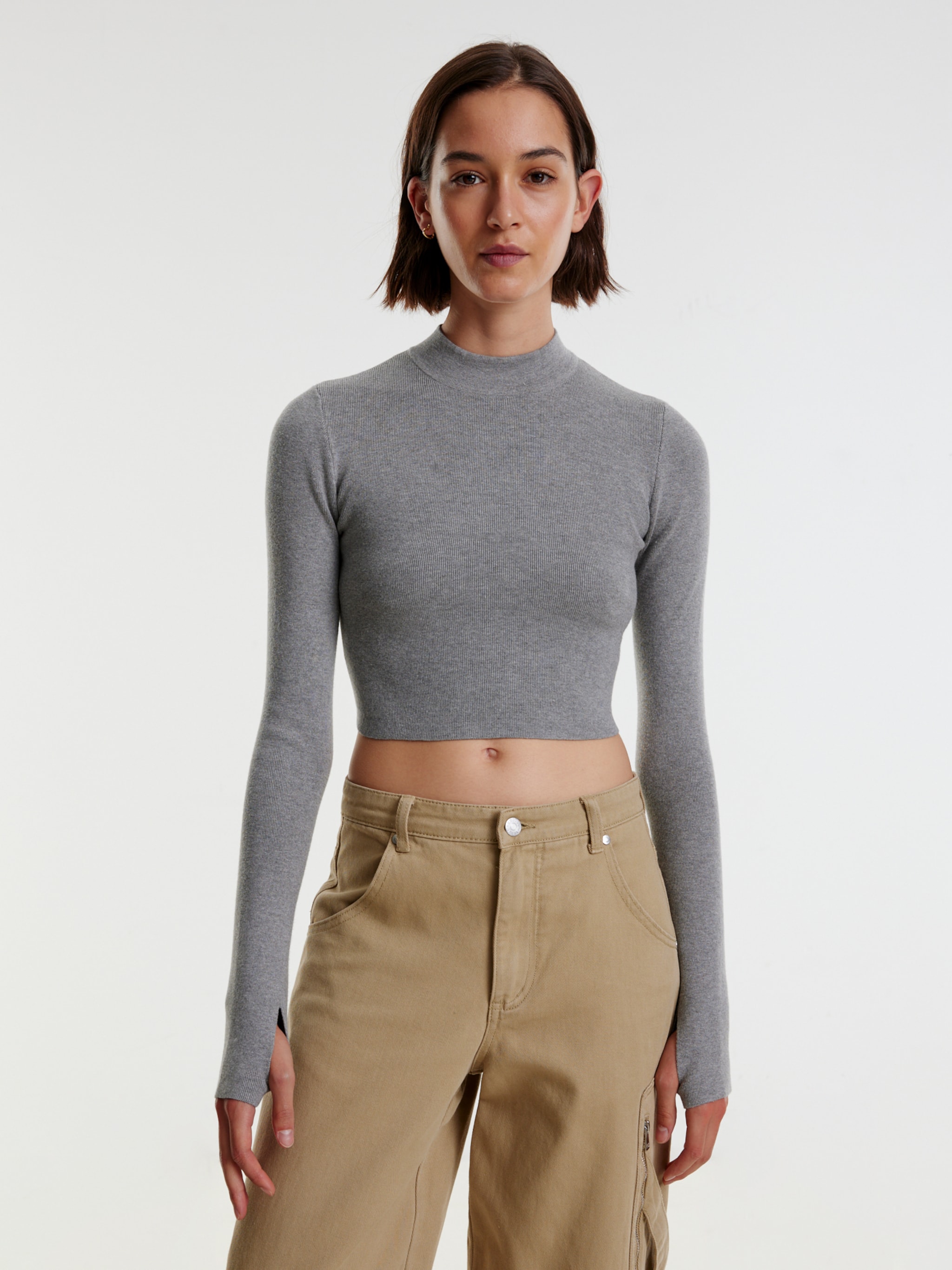 EDITED Produkte Pullover Tya' graumeliert