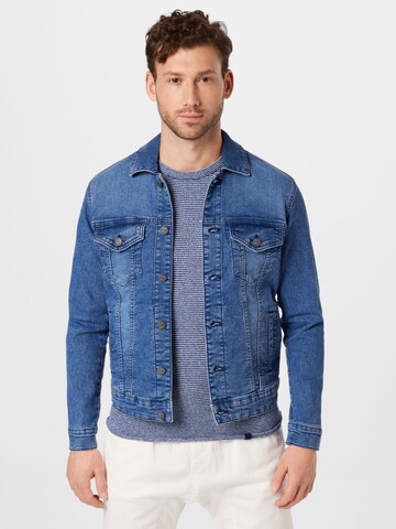 Only & Sons Between-Season Jacket 'Come' in Blue: front