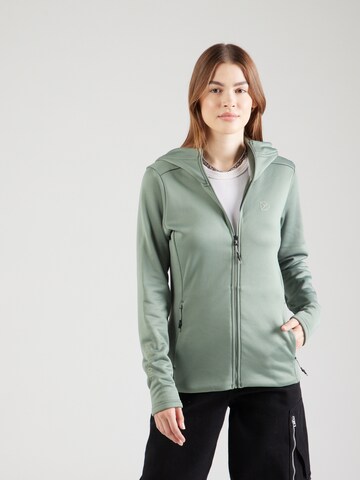 Didriksons Athletic fleece jacket 'ANNELI' in Green: front