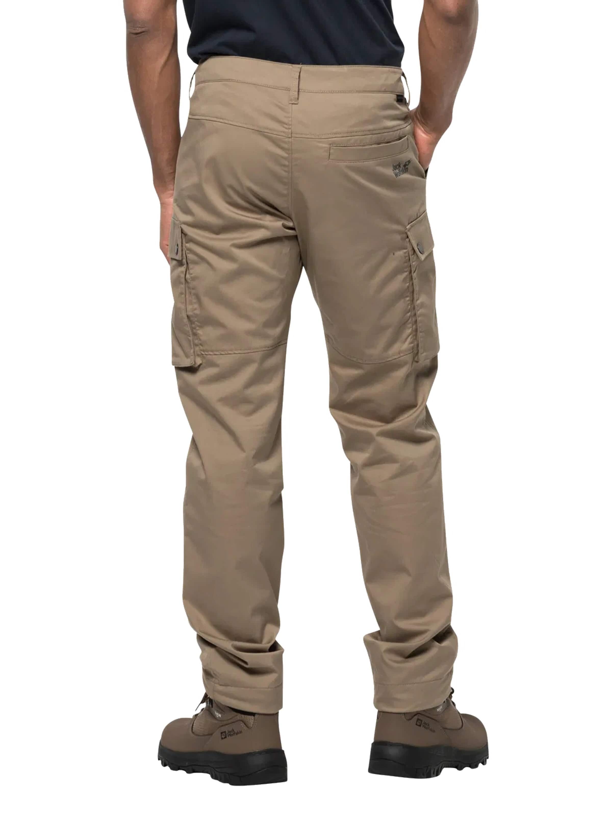 JACK WOLFSKIN Regular Sportbroek 'Jack Wolfskin Arctic Road Cargo Pants M' in Beige