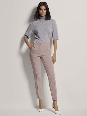 Coupe slim Pantalon MADELEINE en rose