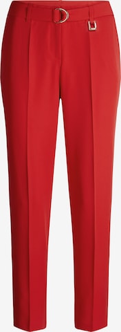 Coupe slim Pantalon à plis 'Penja' JOOP! en rouge : devant
