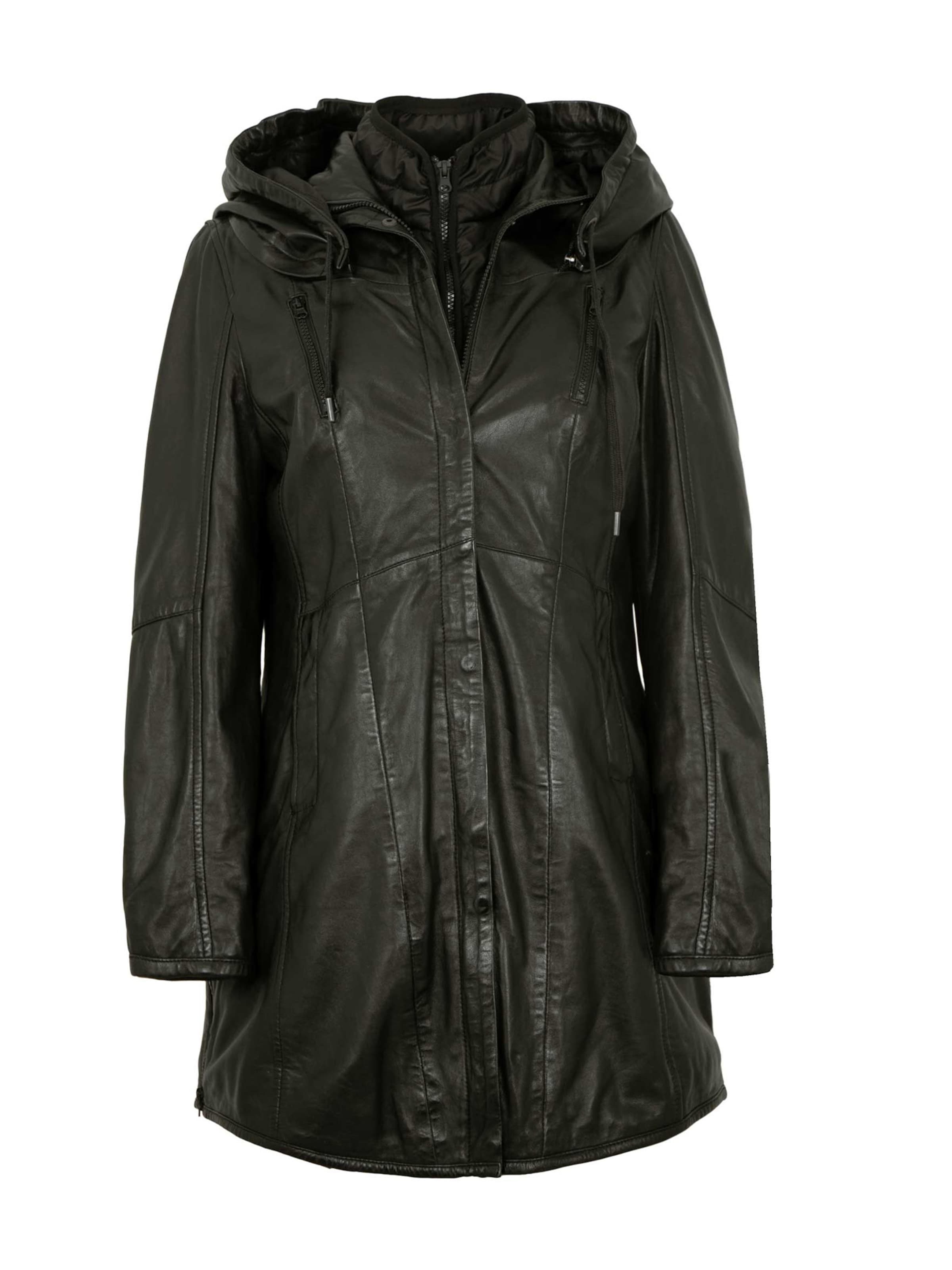 Jilani Between-Season Jacket 'Fuko' in Black: front