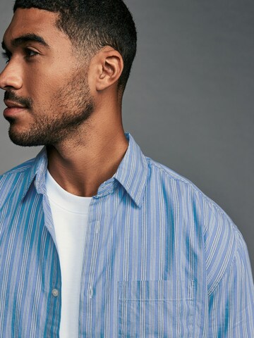 Next Regular Fit Hemd in Blau