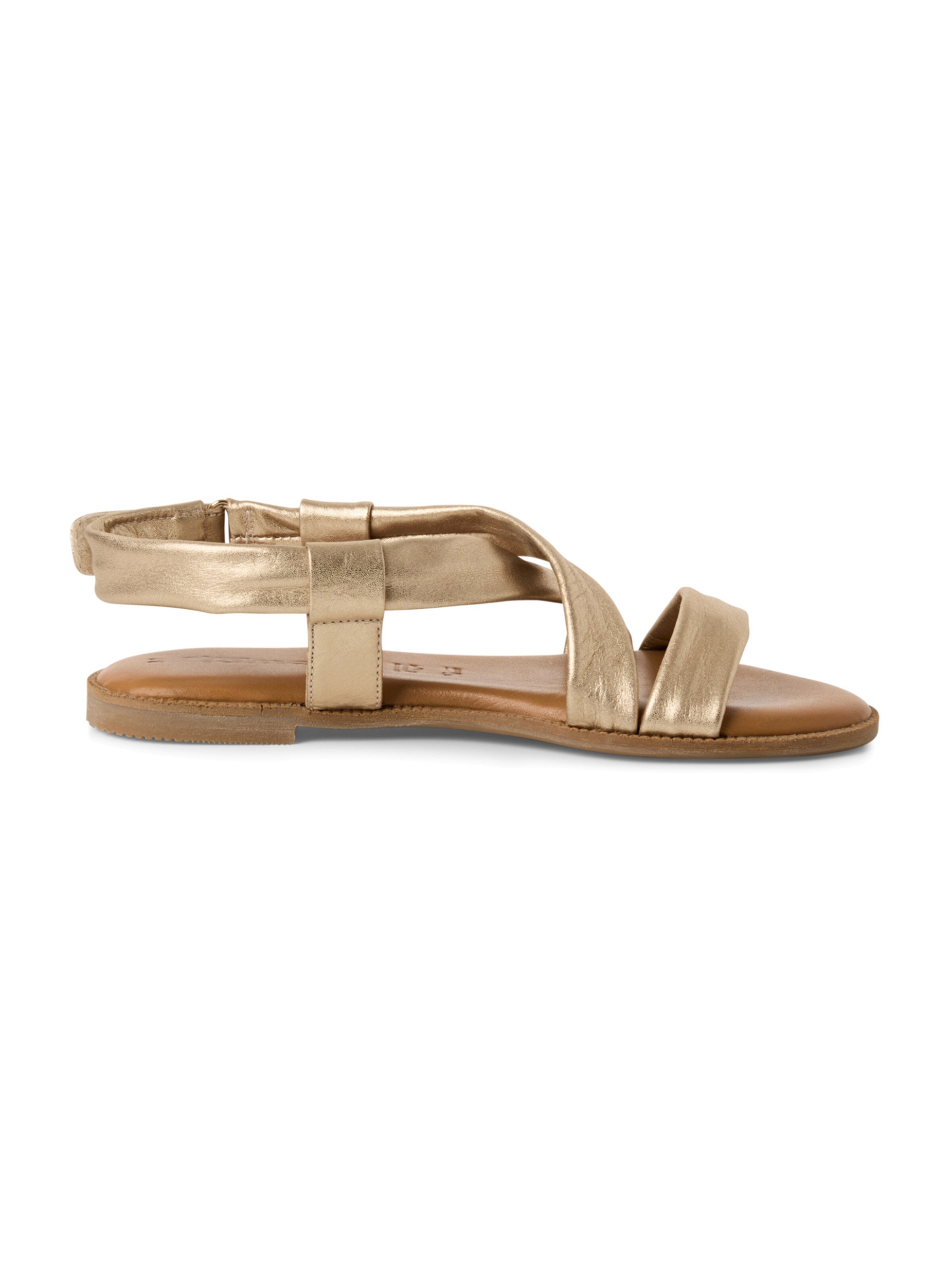 Sandales à lanières Tamaris en or