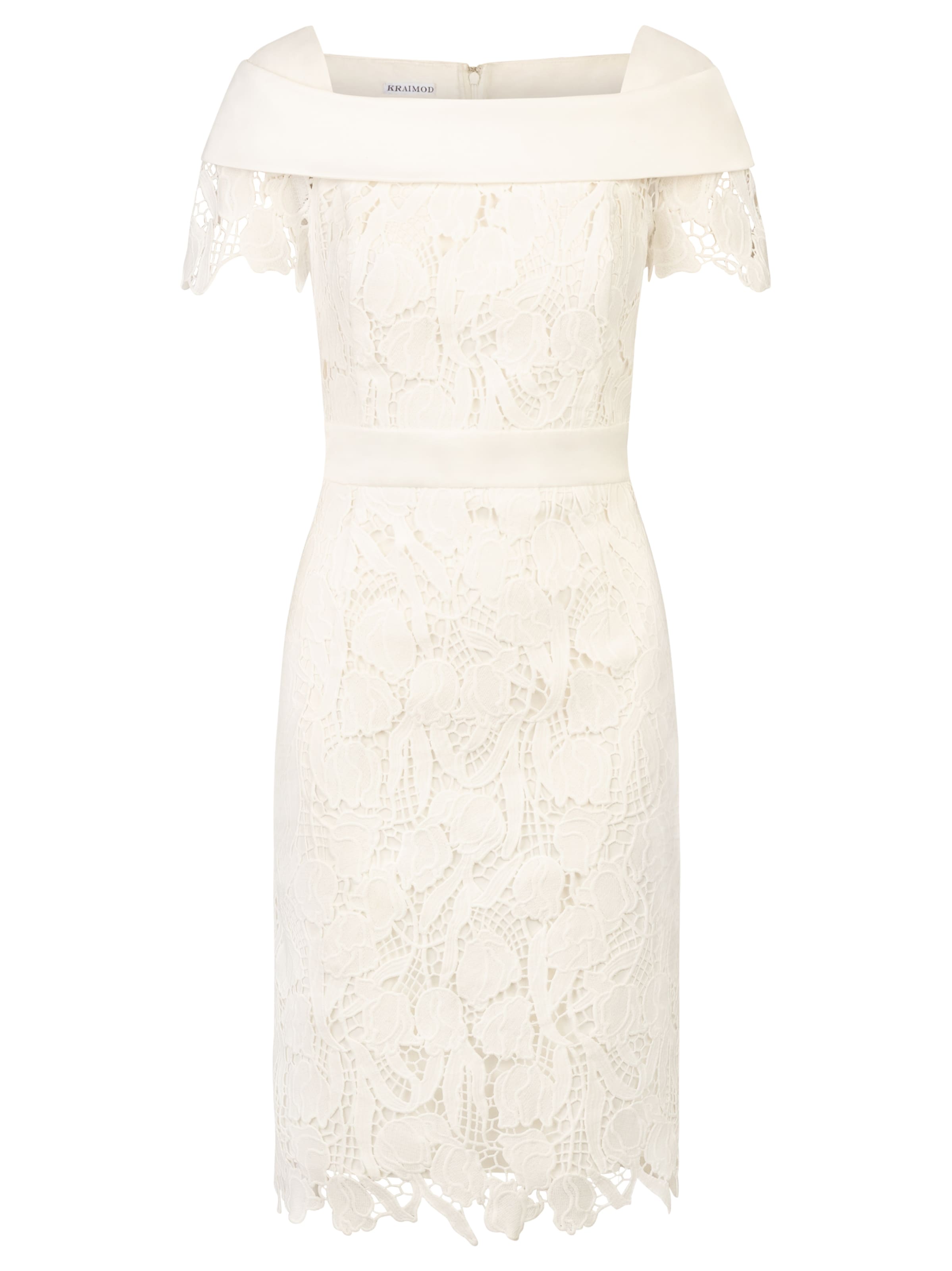 Kraimod Kokteilové šaty - Biela: predná strana