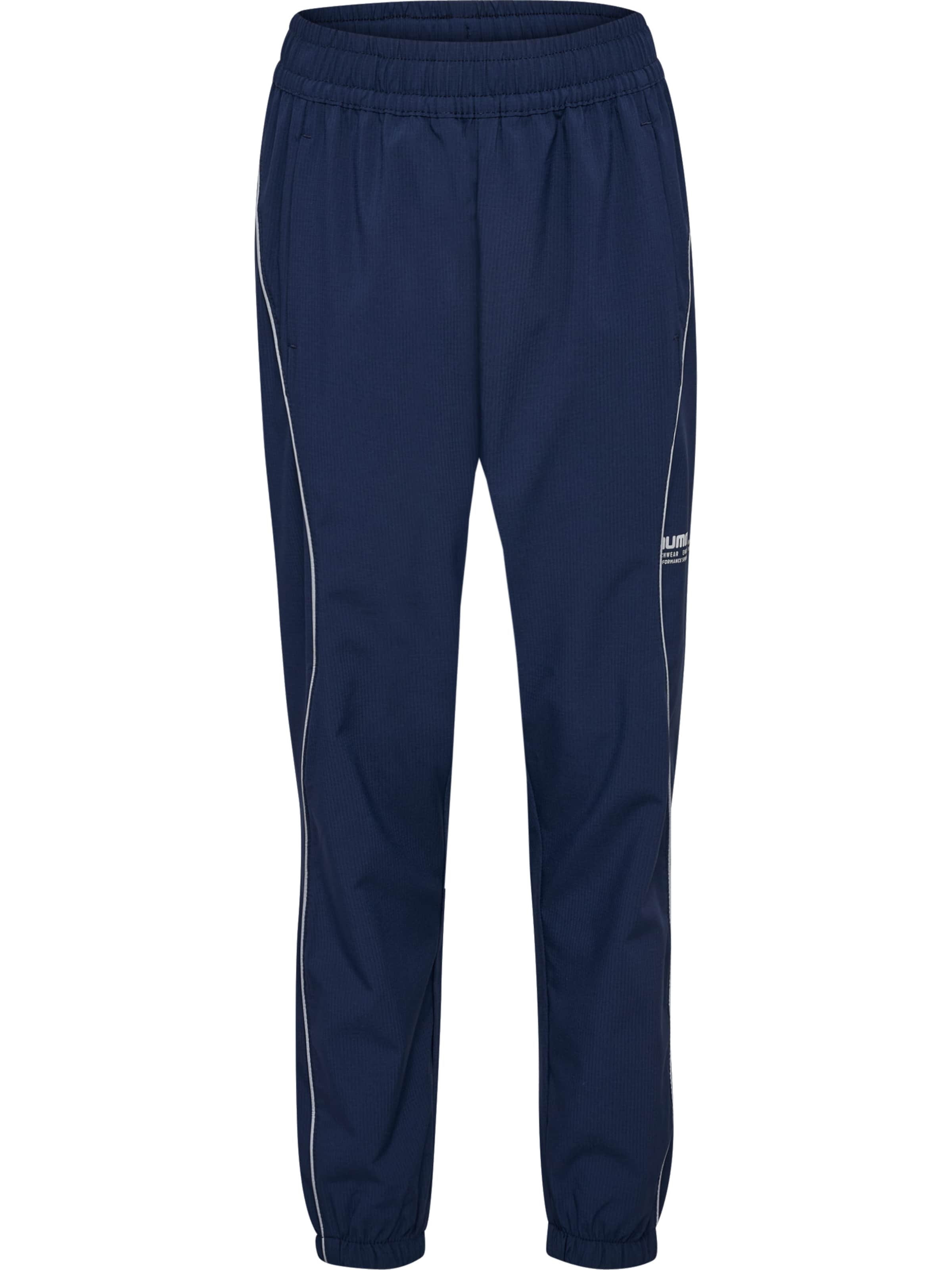 Hummel Tapered Weatherproof pants 'JR' in Blue: front