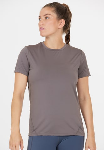 ENDURANCE Performance shirt 'Nan' in Brown: front