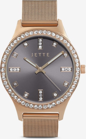 JETTE Analog Watch in Gold: front