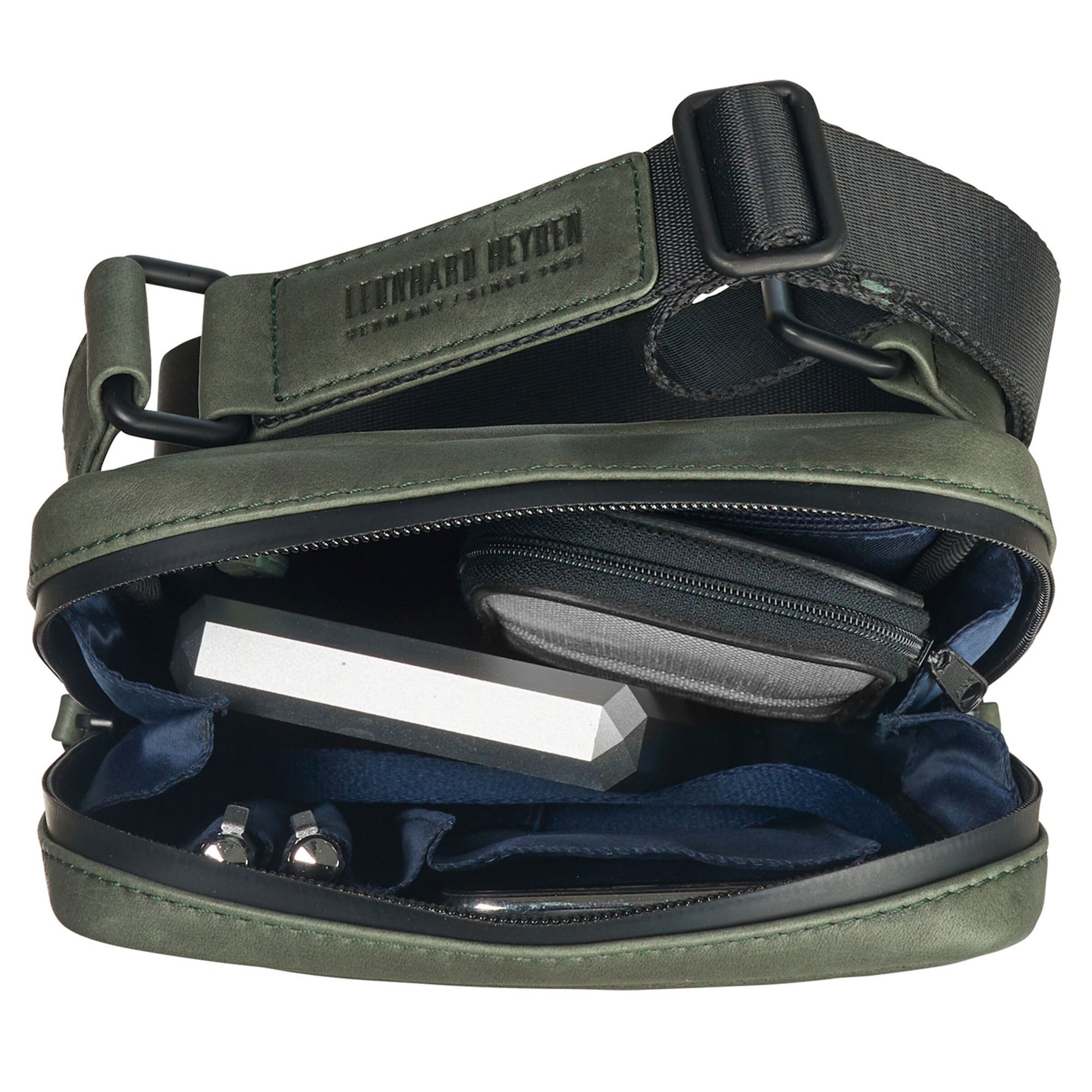 LEONHARD HEYDEN Umhängetasche in Grün