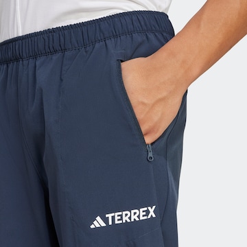 ADIDAS TERREX Slim fit Outdoor Pants in Blue
