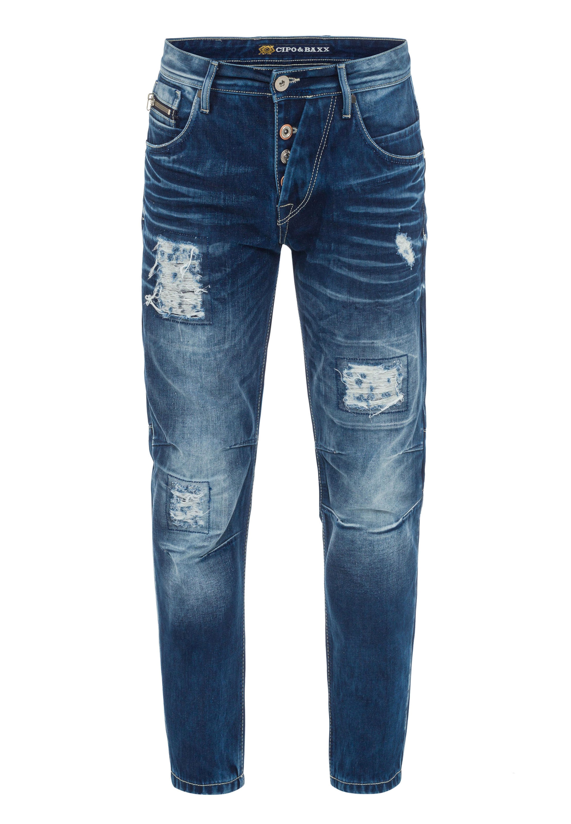 Regular Jean CIPO & BAXX en bleu : devant