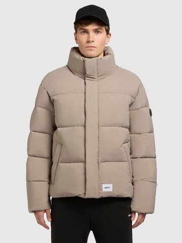 khujo Winterjas 'Dungh' in Beige: voorkant