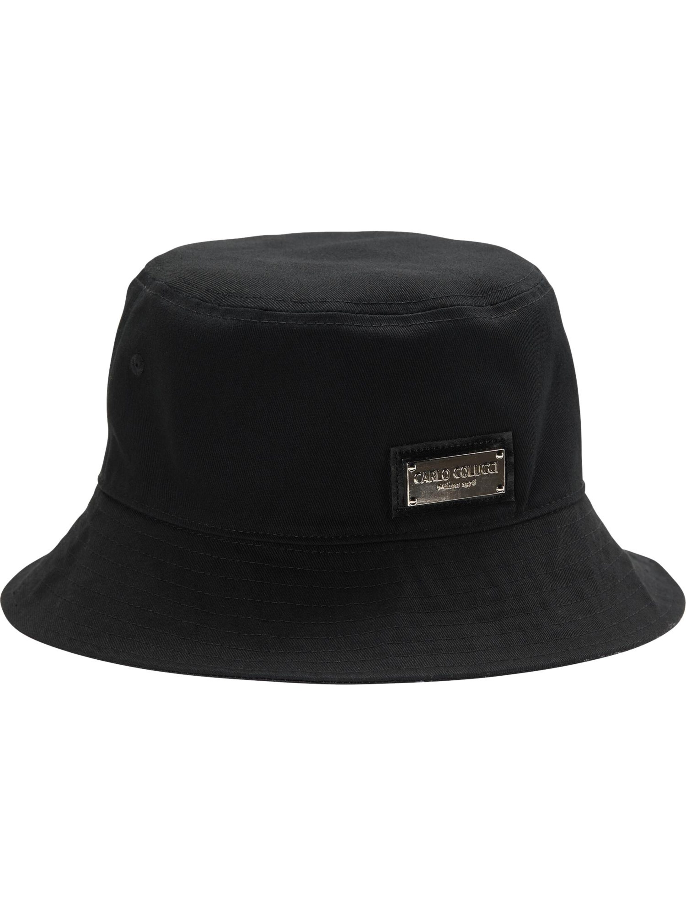 Carlo Colucci Hut ' Cometti ' in Schwarz: Vorderseite