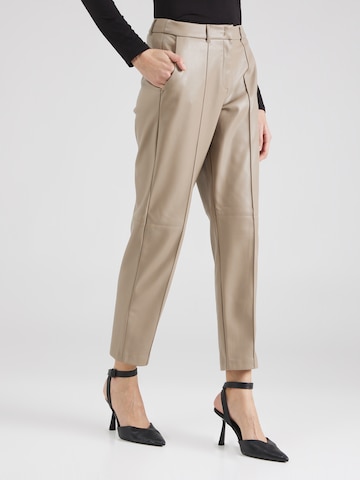 Effilé Pantalon s.Oliver BLACK LABEL en marron : devant