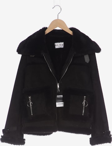 NA-KD Jacket & Coat in XS in Black: front