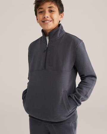 WE Fashion Свитшот в Серый: спереди