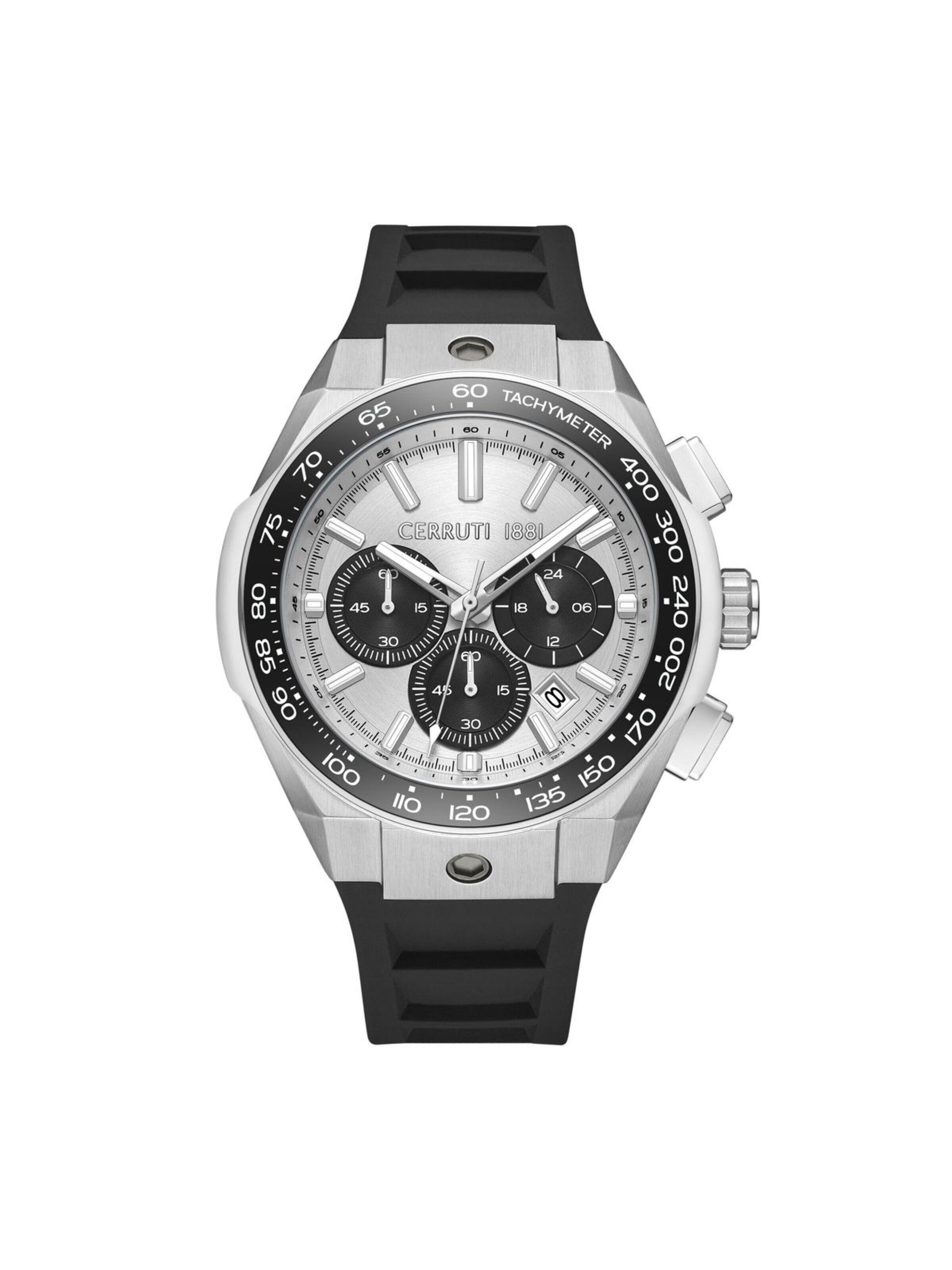 Montre à affichage analogique 'Ruscello' CERRUTI 1881 en noir : devant