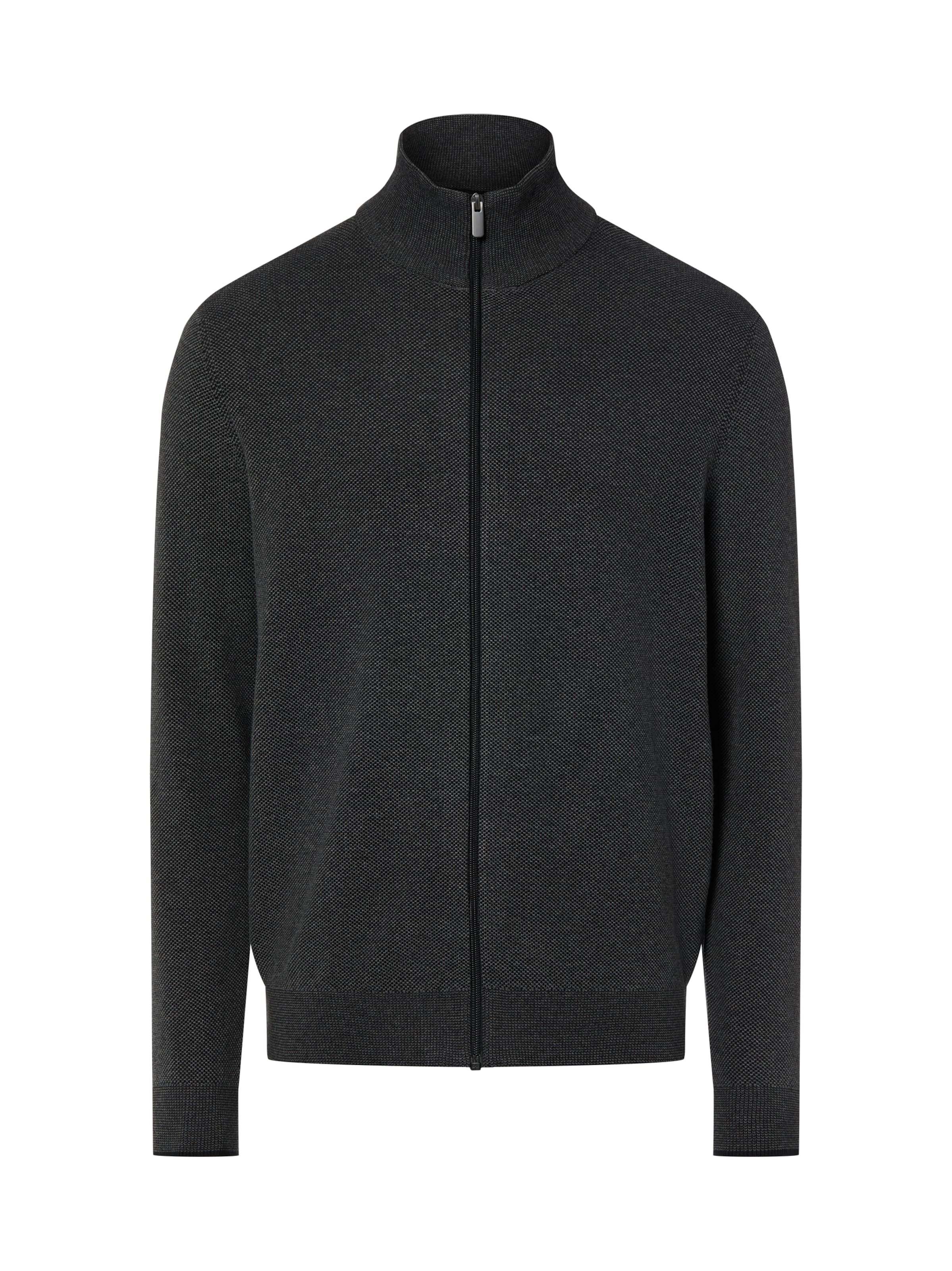 Vestes en maille Nils Sundström en noir : devant