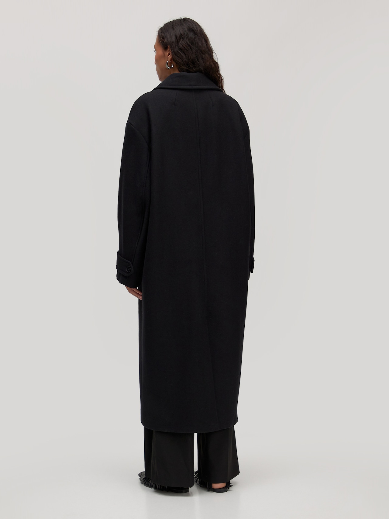 EDITED Manteau mi-saison 'Fine' noir