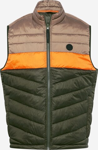 JACK & JONES Bodywarmer 'HERO' in Groen: voorkant