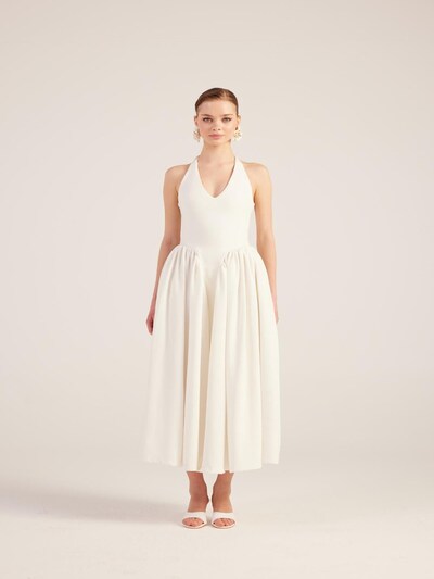 HOLLY LOLLY Robe en 40 en blanc cassé, Vue avec produit