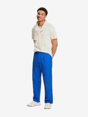 Loosefit Pantalon à pince ESPRIT en bleu