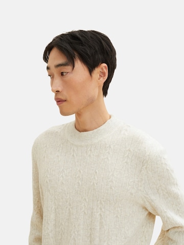 TOM TAILOR Pullover in Weiß