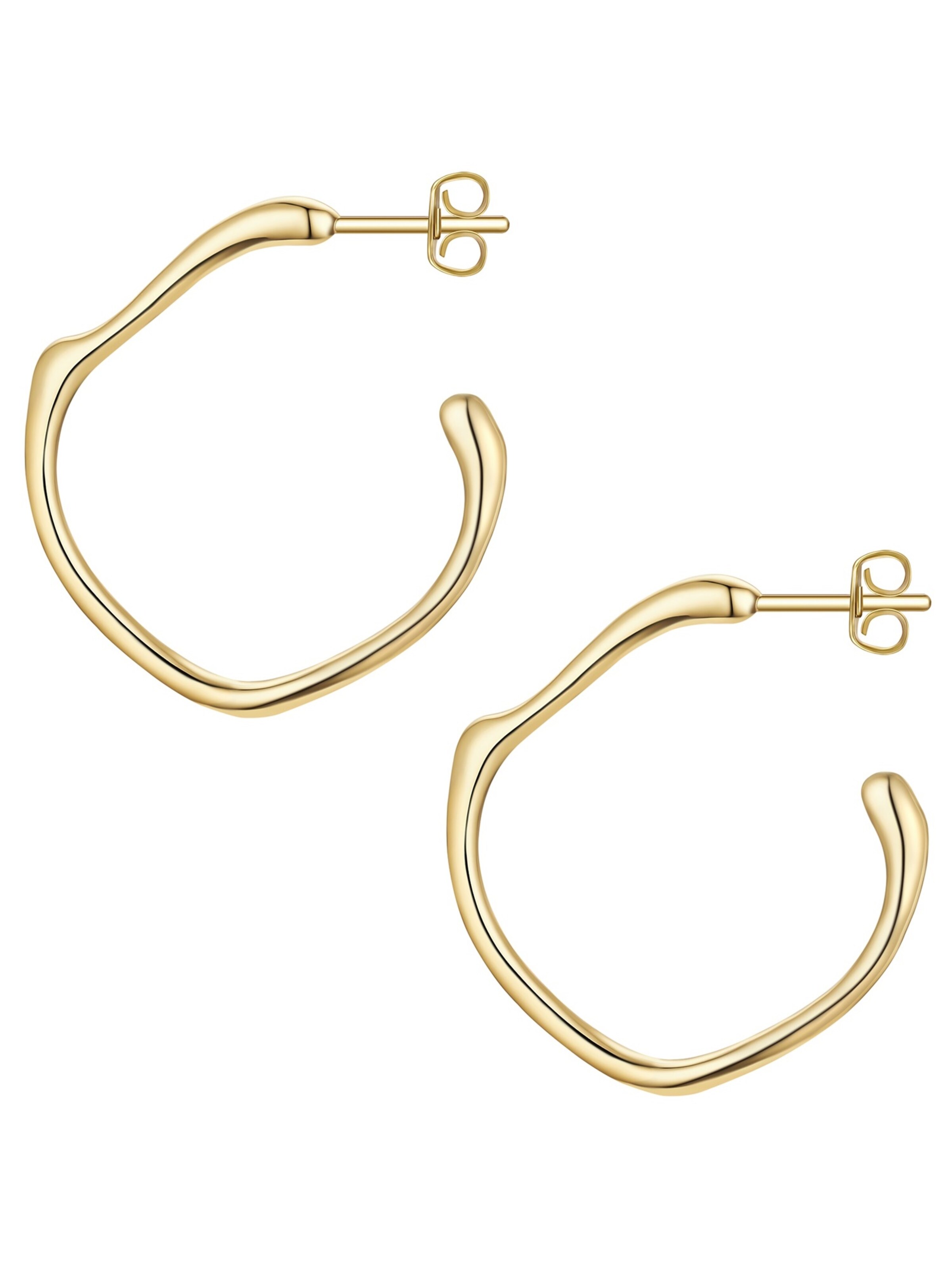 Yokoamii - Pendientes en oro: frente