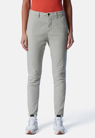 Coupe slim Pantalon chino North Sails en gris : devant