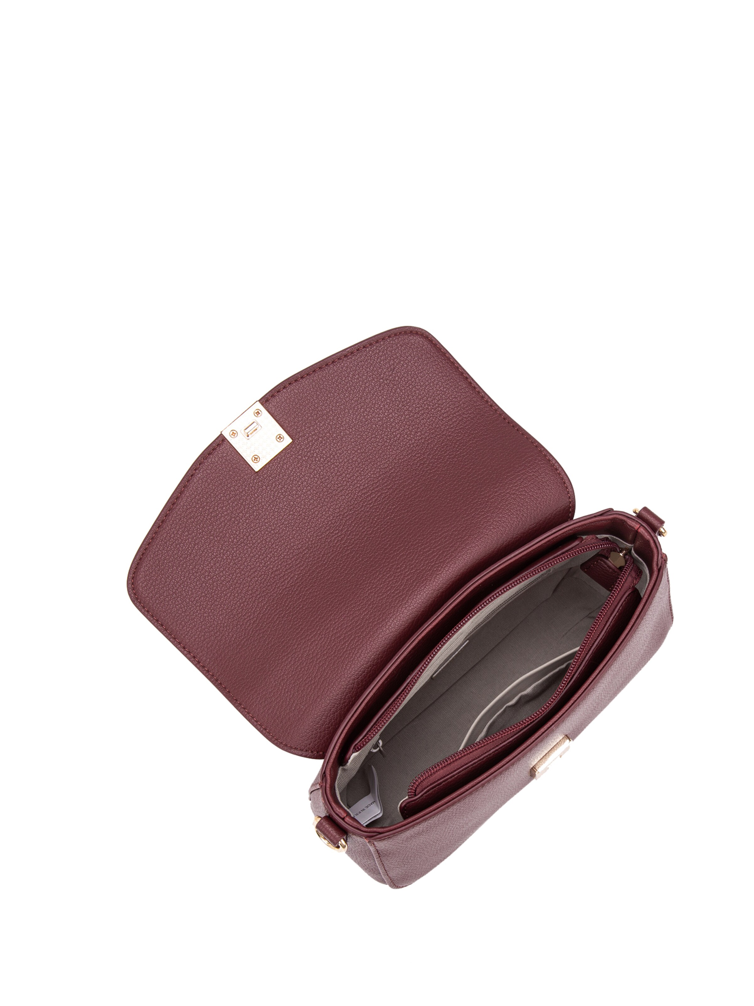 Borsa a spalla 'Borsa a spalla Celestia Elite pelle vegana PU - Chiusura zip' di David Jones in rosso