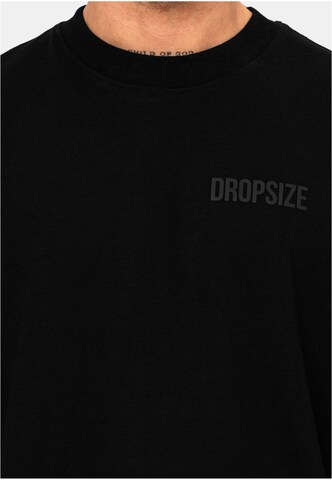 melns Dropsize T-Krekls