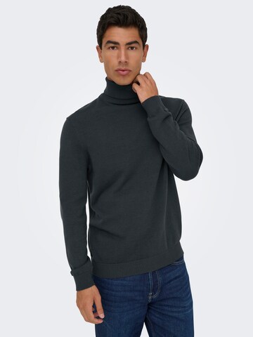 Only & Sons Pullover in Blau