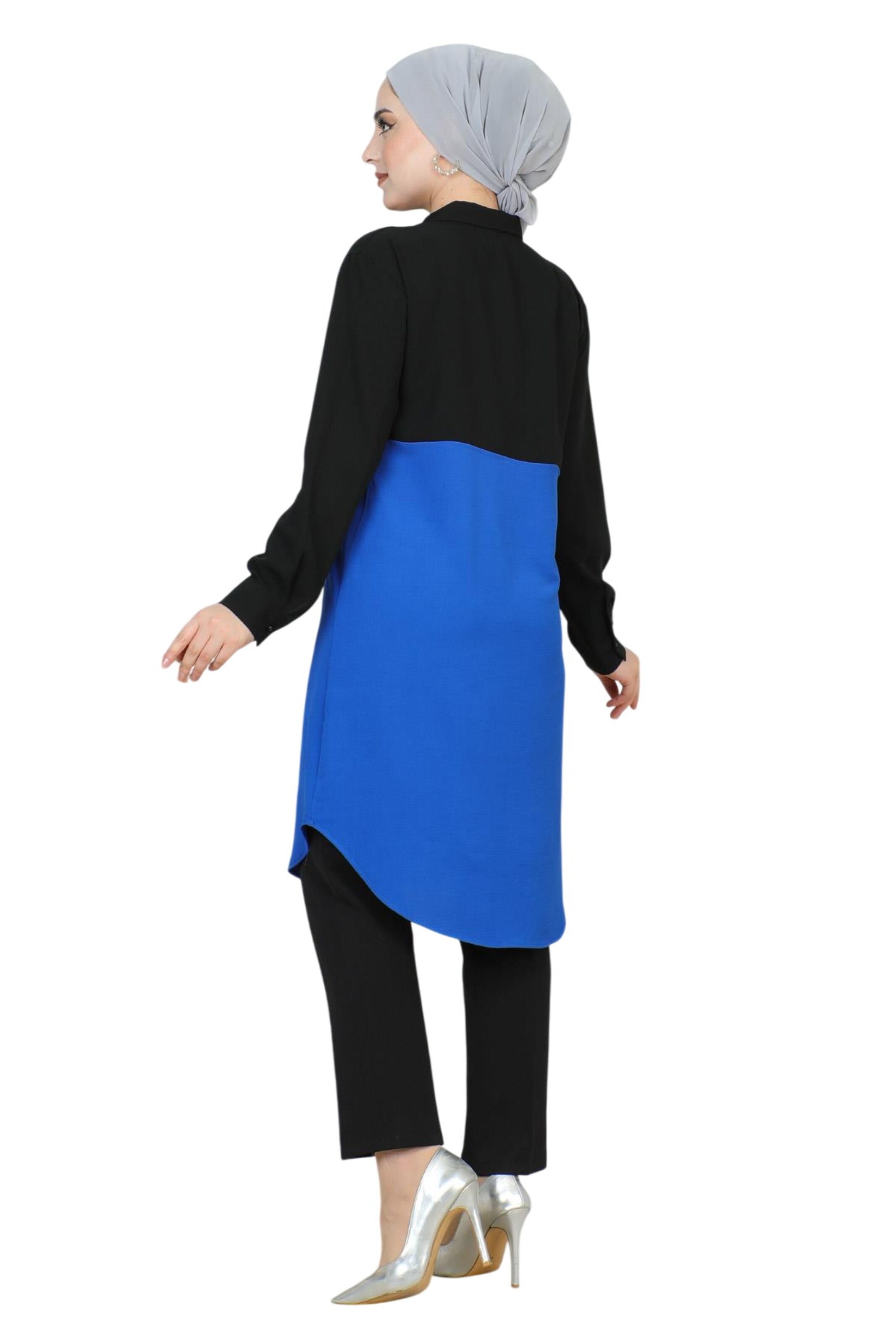 MODAMIHRAM Tunic in Blue