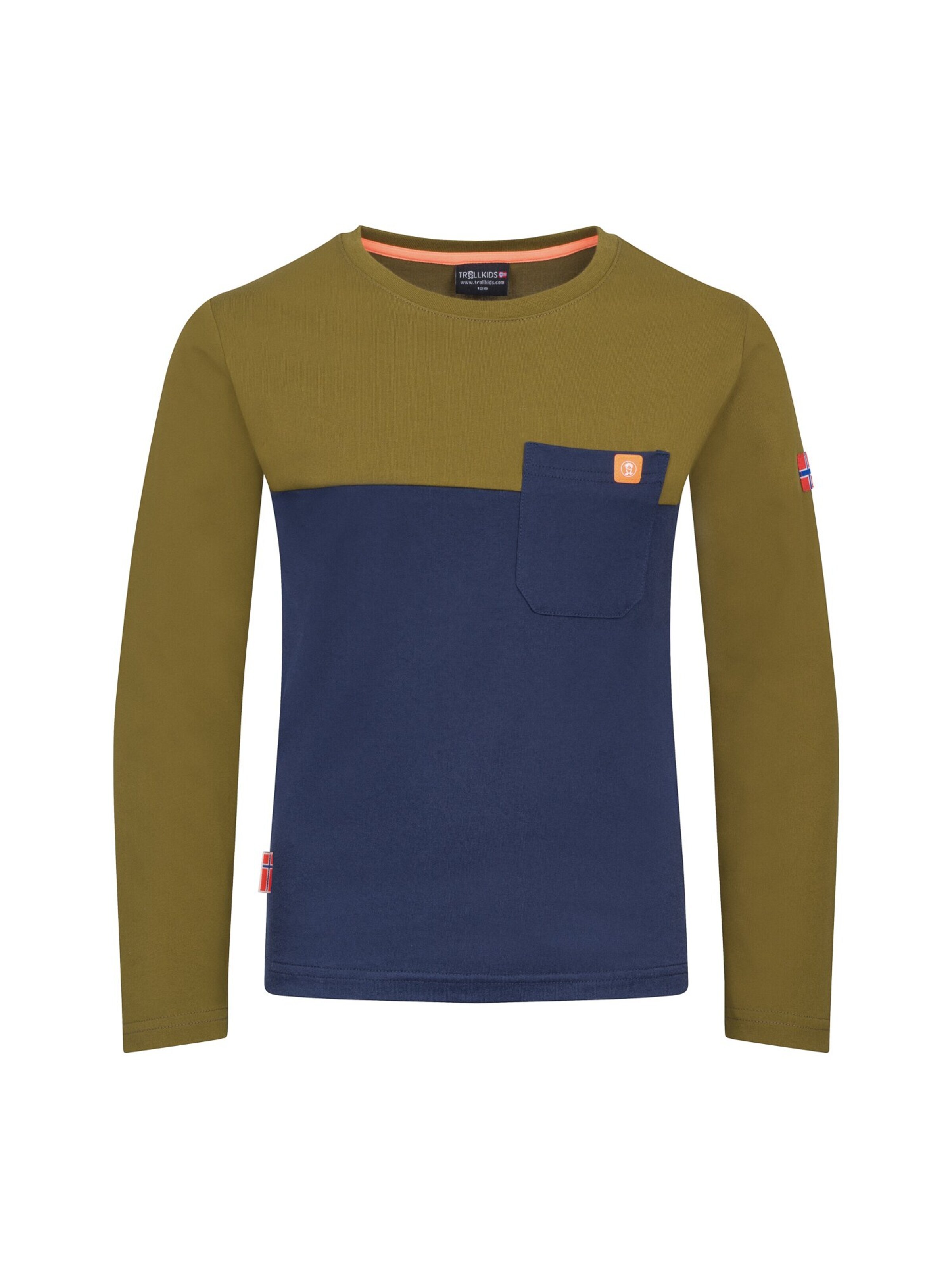 TROLLKIDS Performance Shirt in Green: front