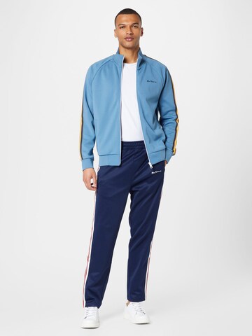 Ben Sherman Sweat jacket 'House' in Blue