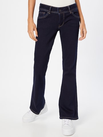 Pepe Jeans Flared Jeans 'NEW PIMLICO' in Blauw: voorkant
