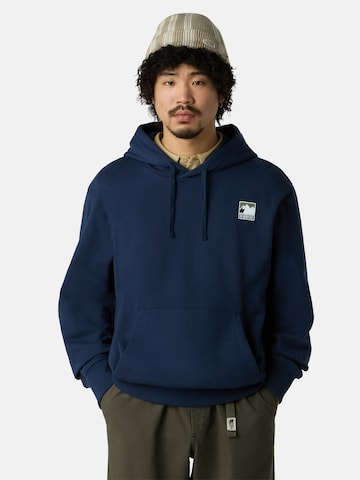 Sweat-shirt THE NORTH FACE en bleu : devant