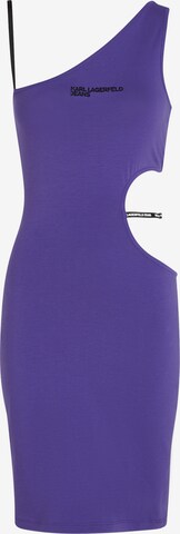 KARL LAGERFELD JEANS Dress in Purple: front