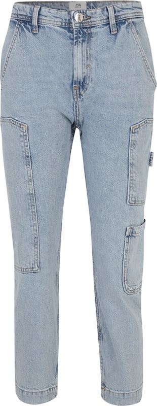 River Island Petite Slimfit Jeans 'CAGGY' in Blau
