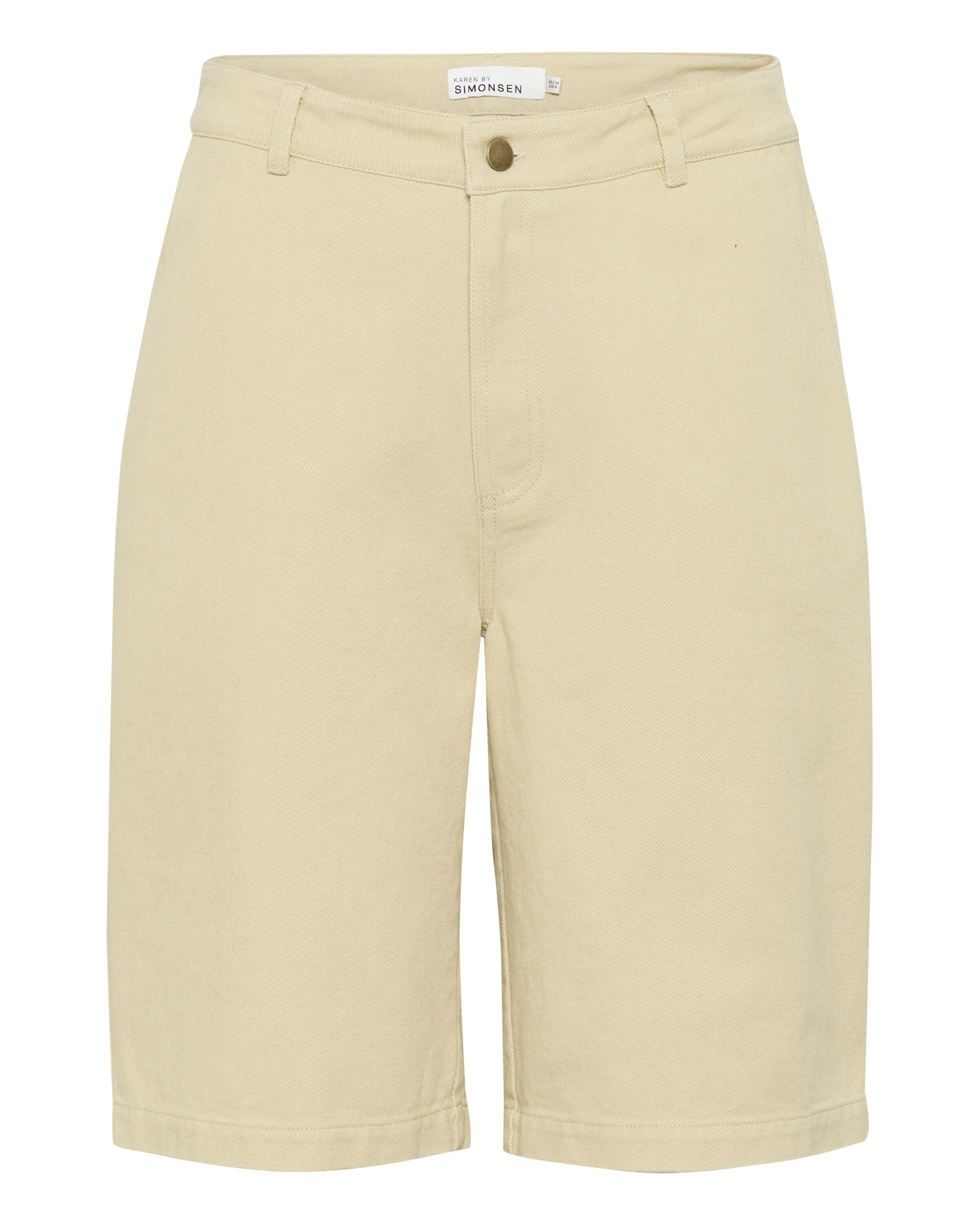 KAREN BY SIMONSEN Regular Broek 'Tatiana' in Beige: voorkant