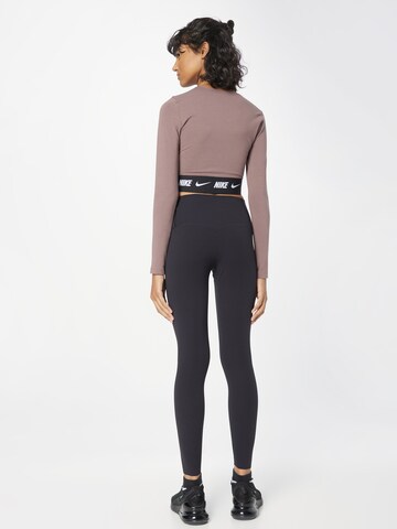 NIKE Skinny Sports trousers 'ZENVY' in Black