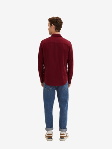 TOM TAILOR Regular Fit Hemd in Rot